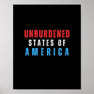 Ontlast Staten van Amerika Tekst Poster