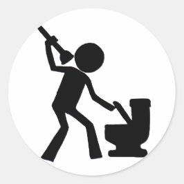 Ontlastingszone Ronde Sticker