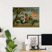 Ontleed kaart ,Verenigde Staten,  Poster (Thuiskantoor)