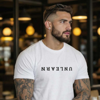 ONTLEER - Moderne Minimalistische Typografie Esthe T-shirt