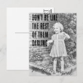 ONTLUIKEND FASHIONISTA BRIEFKAART (Voorkant / Achterkant)