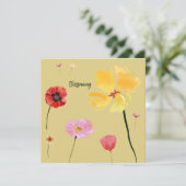 Ontluikend Kaart (Staand voorkant)