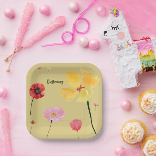 Ontluikend Papieren Bordje (Feest)