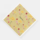 Ontluikend patroon servet (Hoek)