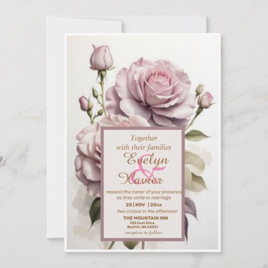 Ontluikende Beginningen tot Rooskleurige Romanses  Kaart (Voorkant)