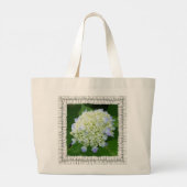 Ontluikende Bloem Grote Tote Bag (Achterkant)