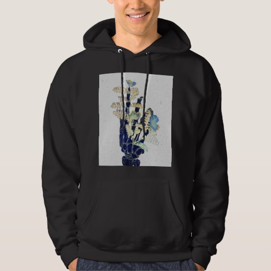 Ontluikende botten #1 - Hand - verticaal Hoodie (Voorkant)