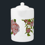 ontluikende pioenen theepot<br><div class="desc">Dit ontwerp vangt de knoppen van Peony in verschillende stadia van evolutie, die leiden tot een volledige bloei. Terwijl je de theepot van links naar rechts draait, wordt de schoonheid van de evoluerende vorm onthuld als een verhaal op een tijdlijn. De knoppen zien eruit als giechelende bloemenmeisjes op een huwelijksfeest...</div>