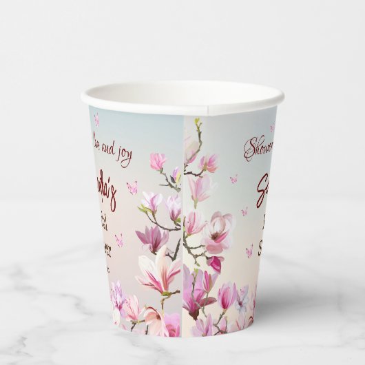 Ontluikende Romance - Bruidsfeest Papieren beker (Rechts)