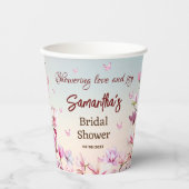 Ontluikende Romance - Bruidsfeest Papieren beker (Voorkant)