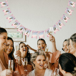 Ontluikende Romance - Bruidsfeest Vlaggetjes