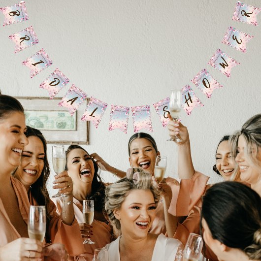 Ontluikende Romance - Bruidsfeest Vlaggetjes