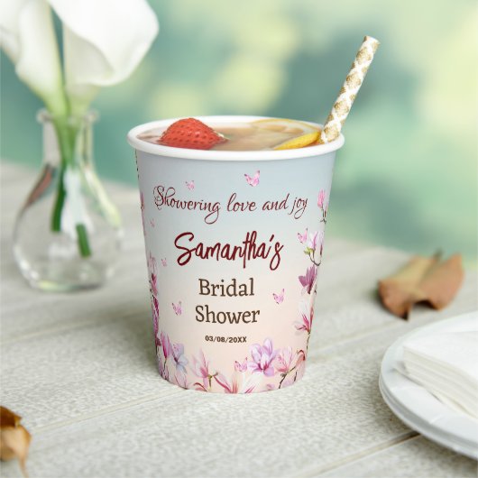 Ontluikende Romance - Bruiloft Feest Paper beker (Insitu)