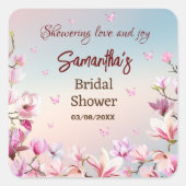 Ontluikende Romance - Bruiloft Sticker (Voorkant)