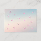 Ontluikende Romance - Trouwfeest Recept Verzoek Informatiekaartje (Achterkant)