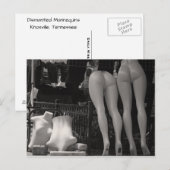 Ontmantelde mannequins briefkaart (Voorkant / Achterkant)