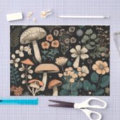 Ontmantelde paddenstoelen en Collectie van Flora o Tissuepapier (Craft)