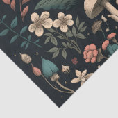 Ontmantelde paddenstoelen en Collectie van Flora Tissuepapier (Detail)