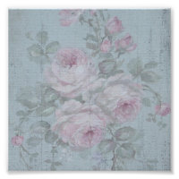 Ontmanteling, grijs blauwgroen, floreel, shabby ch