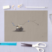 Ontmanteling kust Elegant Modern Beige Brown Tissuepapier (Craft)