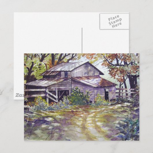 Ontmanteling van bossen - briefkaart (Voorkant / Achterkant)