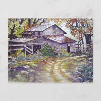 Ontmanteling van bossen - briefkaart