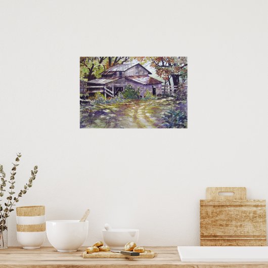 Ontmanteling van bossen - poster (Keuken)