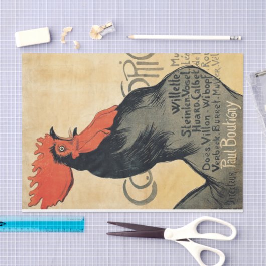 Ontmantelingspagina  papier — Rooster Farmhouse (Craft)