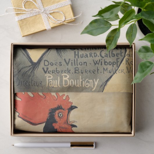 Ontmantelingspagina  papier — Rooster Farmhouse (Geschenk)