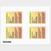 Ontmaskerde artsen info papieren stickers (Vel)