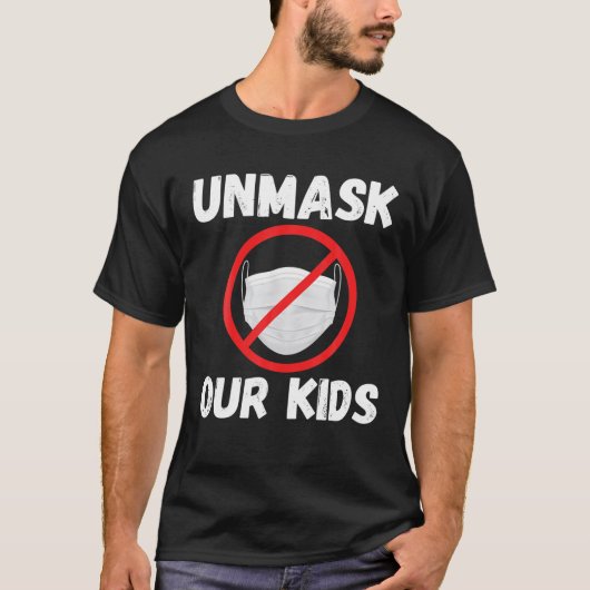 Ontmaskeren van onze Kinderen - Ontmaskeren in sch T-shirt (Voorkant)