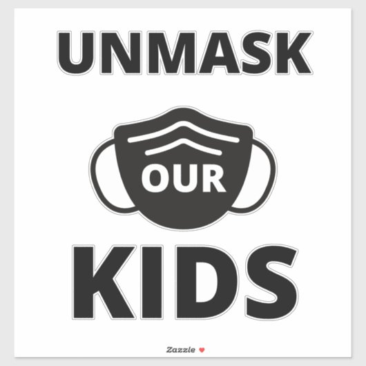 Ontmaskeren van onze kinderen sticker (Vel)
