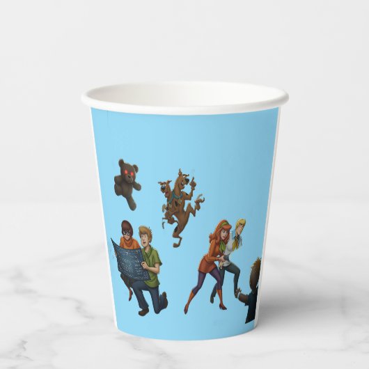 Ontmaskering van de Speelgoed Maker's Terror Papieren Bekers (Achterkant)