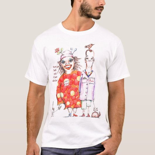 Ontmoet Bob en Claire deLune T-shirt (Voorkant)