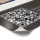 Ontmoet de auteur Evenement Aangepaste QR-code voo Perfect Poster (Hoek)