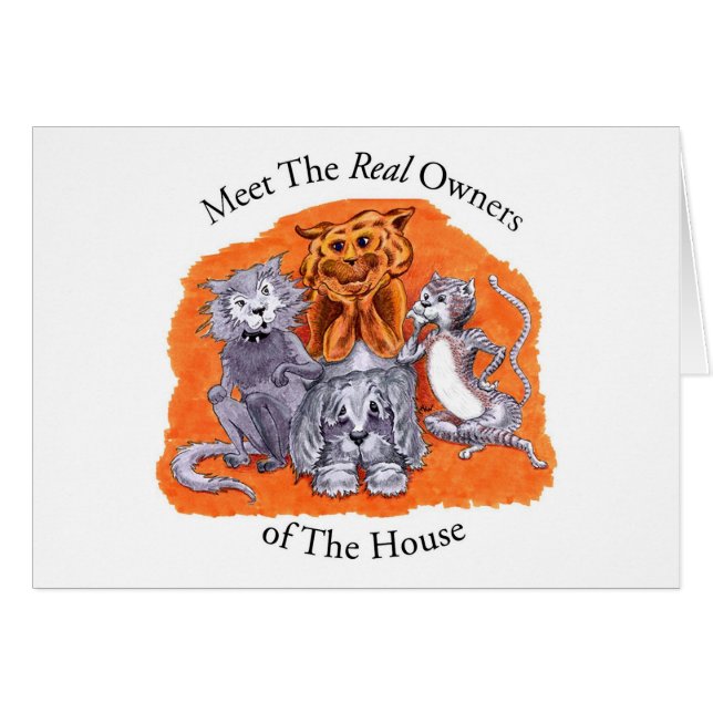 Ontmoet de echte eigenaars van het huis (Voorkant Horizontaal)