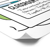 Ontmoet de leraar Modern Terug naar School Flyer Poster (Hoek)