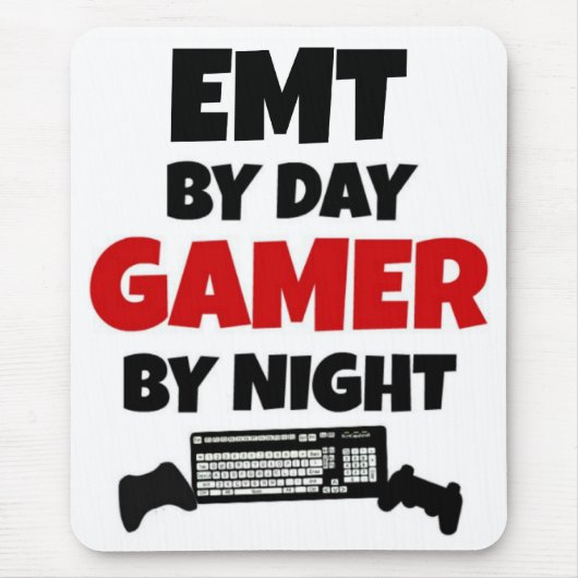 Ontmoet door Day Gamer by Night Muismat (Voorkant)