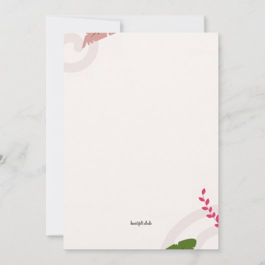 Ontmoet en begroet Condo Coop Uitnodigingen (Achterkant)