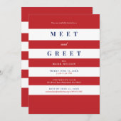 Ontmoet en Greet Uitnodiging (Voorkant / Achterkant)