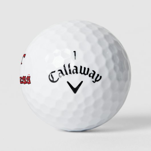 Ontmoet het prinseslog met je initiaal golfballen (Logo)