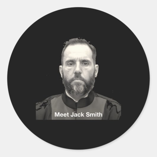 Ontmoet Jack Smith Ronde Sticker (Voorkant)
