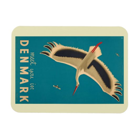Ontmoet je in Denemarken Reis  Magneet (Horizontaal)