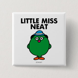 Ontmoet kleine juf Neat Vierkante Button 5,1 Cm