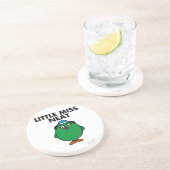 Ontmoet kleine juf Neat Zandsteen Onderzetter (Zijkant)