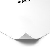 Ontmoet liefde voor de eerste keer gedicht poster (Hoek)