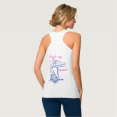 Ontmoet Me Aan Het Strand Kustsfeer Tanktop (Volledige Achterkant)