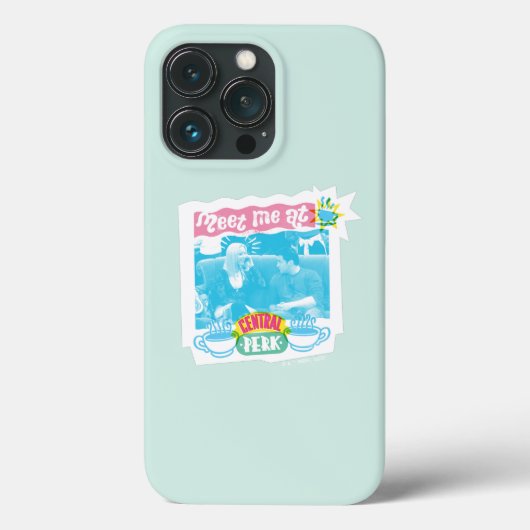 Ontmoet me bij Central Perk Neon Grafisch Case-Mate iPhone Case (Achterkant)