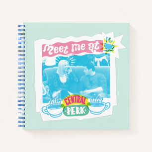 Ontmoet me bij Central Perk Neon Grafisch Notitieboek