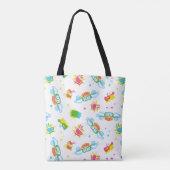 Ontmoet me bij Central Perk Neon Grafisch Tote Bag (Achterkant)